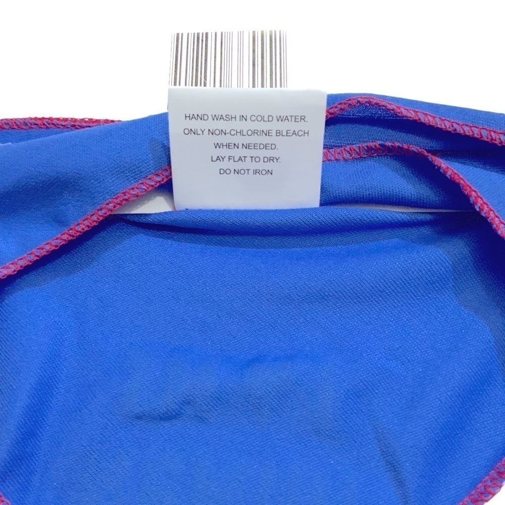 Dog Bandanna I LOVE MY HUMAN  Adjustable Tie On Patriotic Blue XS/S - Picture 5 of 7